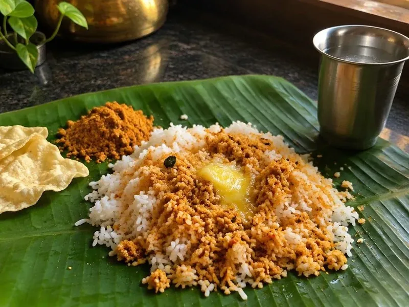 Paruppu Podi Rice made with Appayee Paruppu Podi
