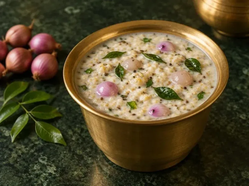 Savoury Buttermilk Porridge made with Appayee Health Mix