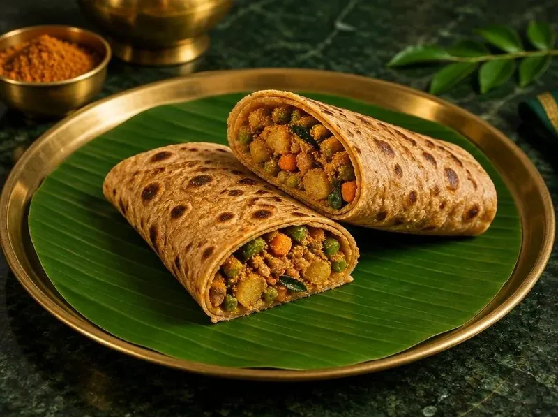 Paruppu Podi Chapati Roll made with Appayee Paruppu Podi