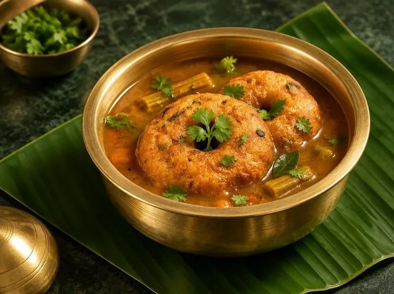 Sambar Vada made with Appayee Sambar Podi