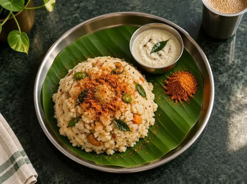 Podi Upma made with Appayee Idli Podi